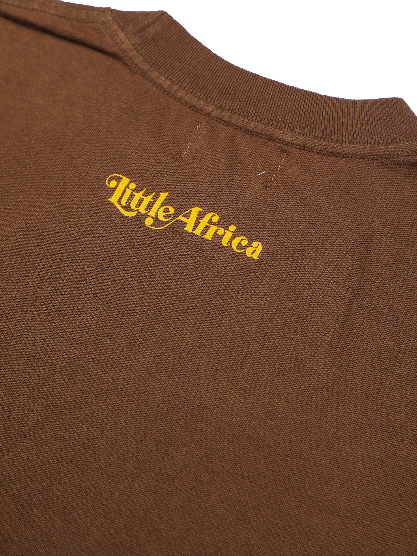 LITTLE AFRICA "Different Strokes Tee" (Vintage Brown)