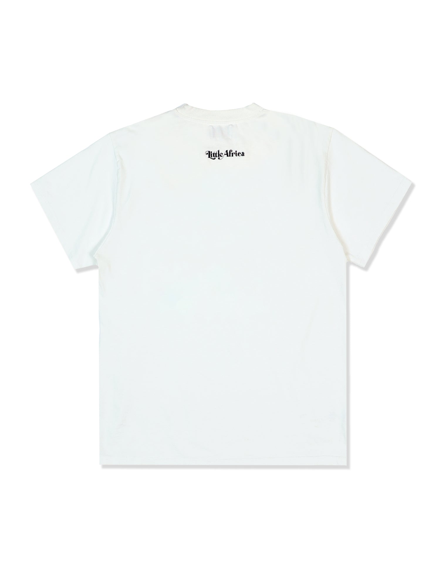 LITTLE AFRICA "Different Strokes Tee" (White)