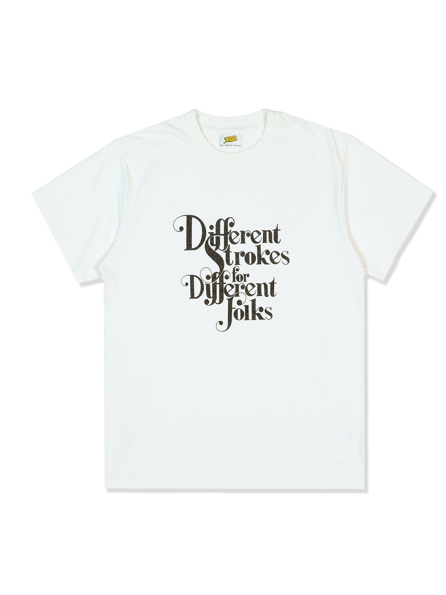 LITTLE AFRICA "Different Strokes Tee" (White)