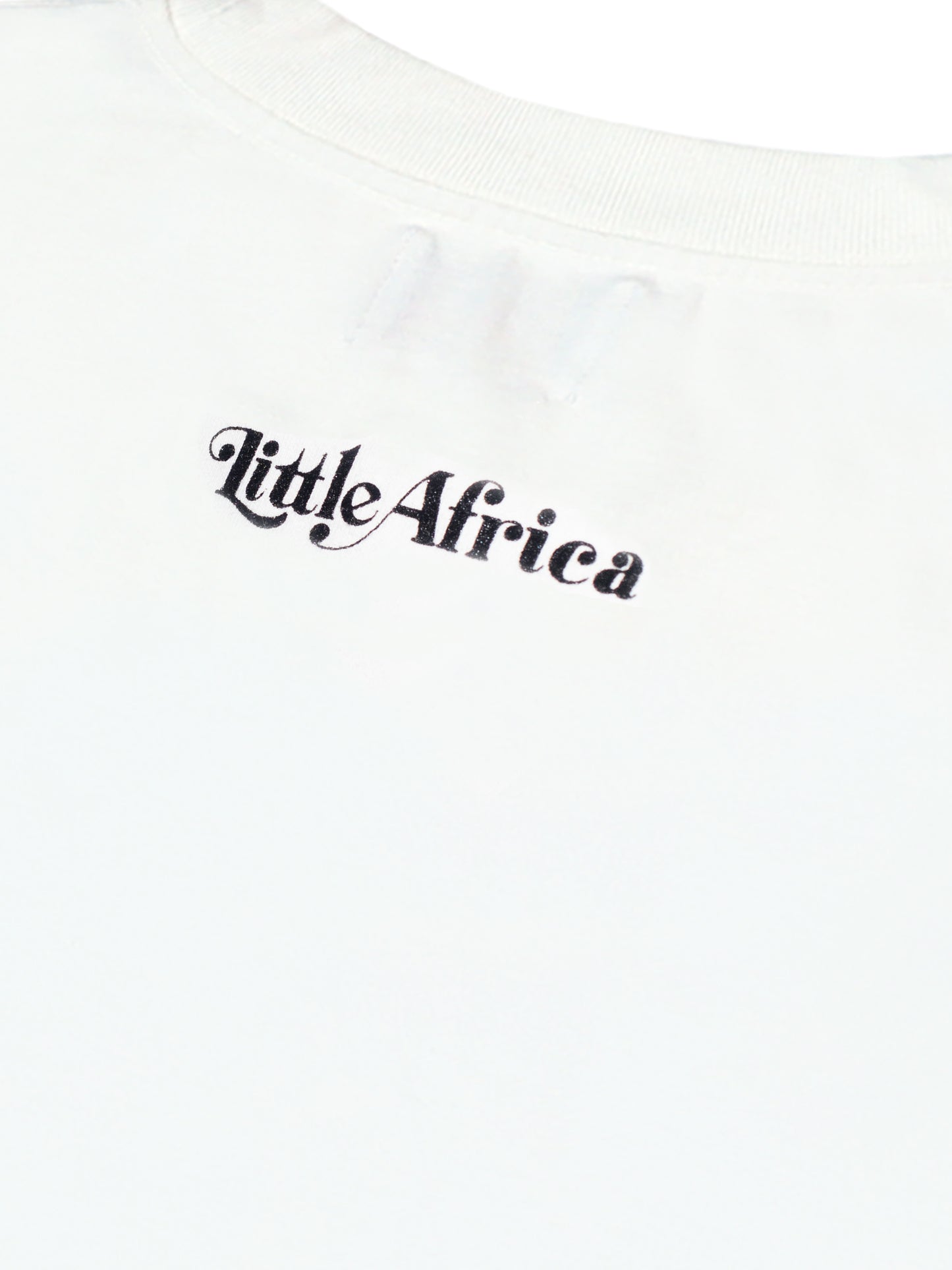 LITTLE AFRICA "Different Strokes Tee" (White)