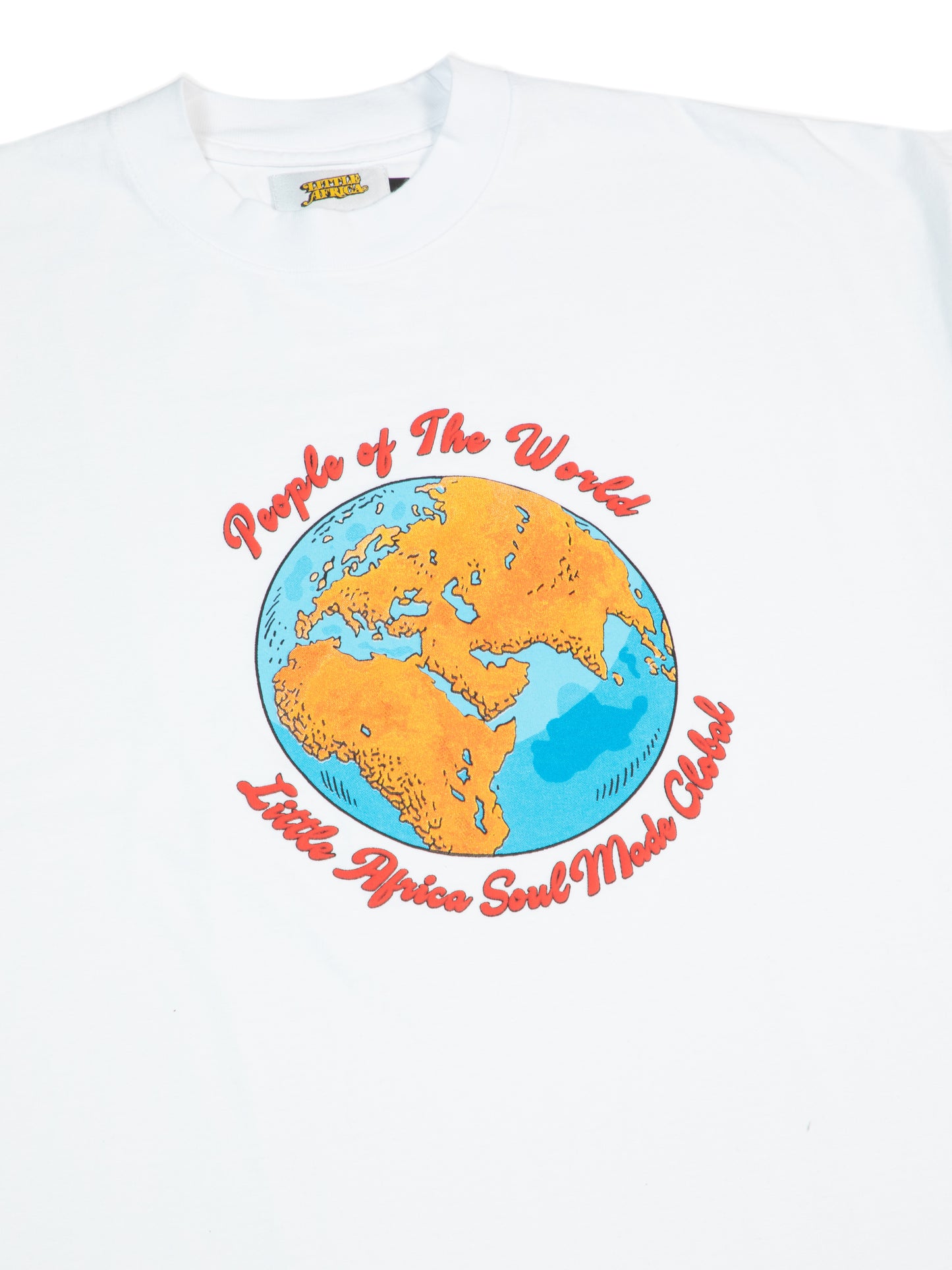 LITTLE AFRICA "People of The World Tee" (White)