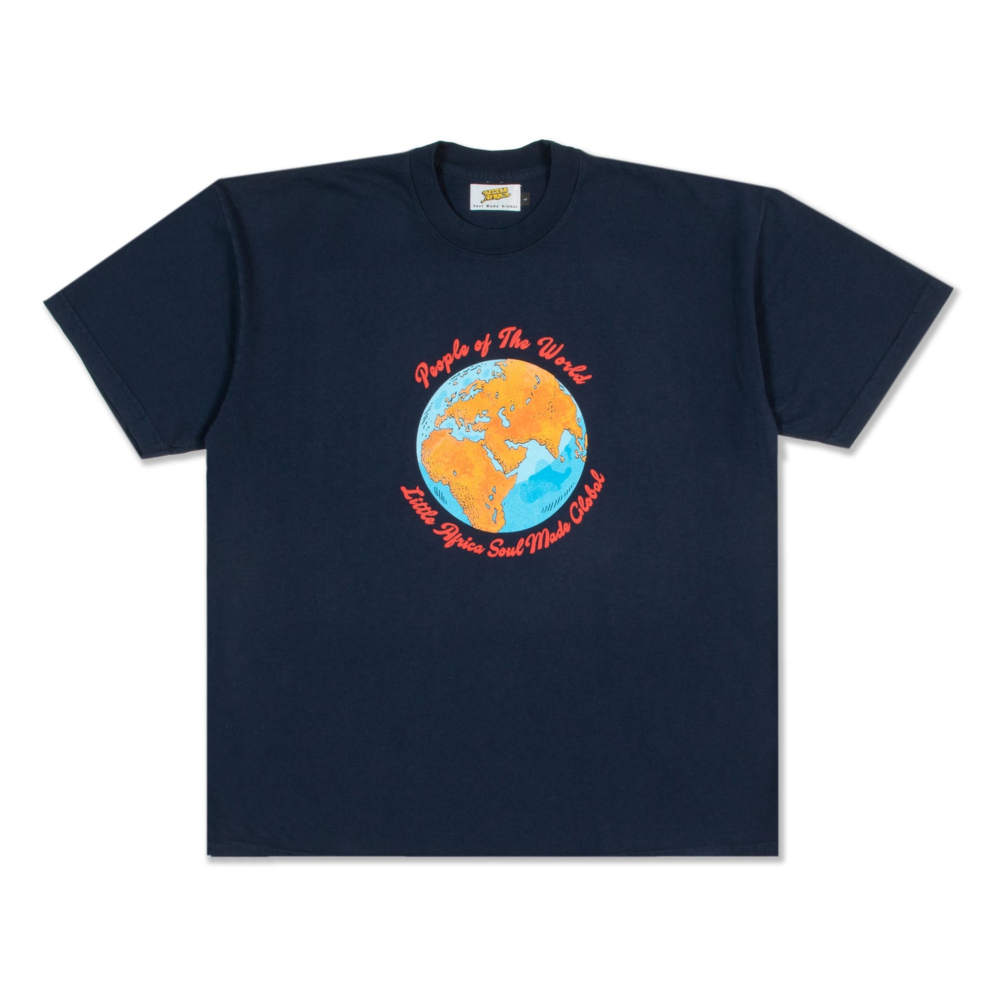 LITTLE AFRICA "People of The World Tee" (Navy)