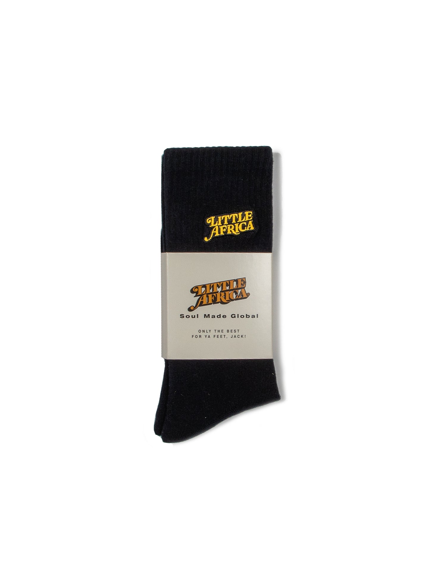 LITTLE AFRICA "Trademark Logo Socks" (Black)